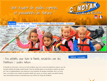 Tablet Screenshot of canoyak.fr